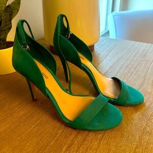 Gianni Bini Emerald Green Heeled Sandal Size 6.5